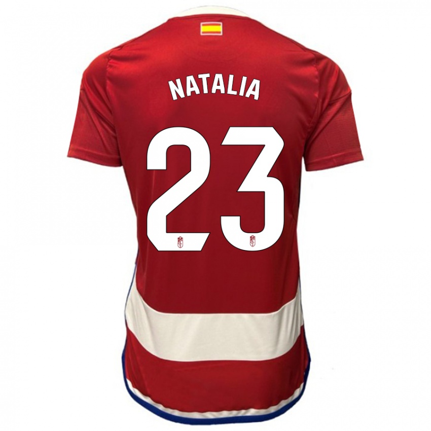 Niño Camiseta Natalia #23 Rojo 1ª Equipación 2023/24 La Camisa México