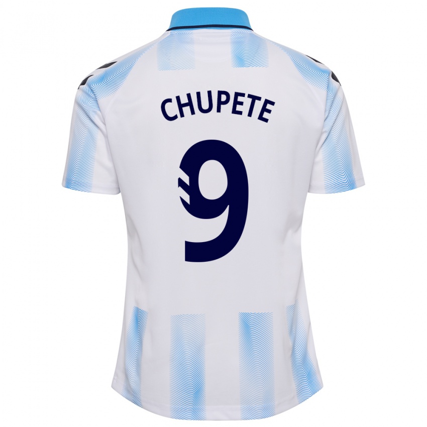 Niño Camiseta Chupete #9 Blanco Azul 1ª Equipación 2023/24 La Camisa México