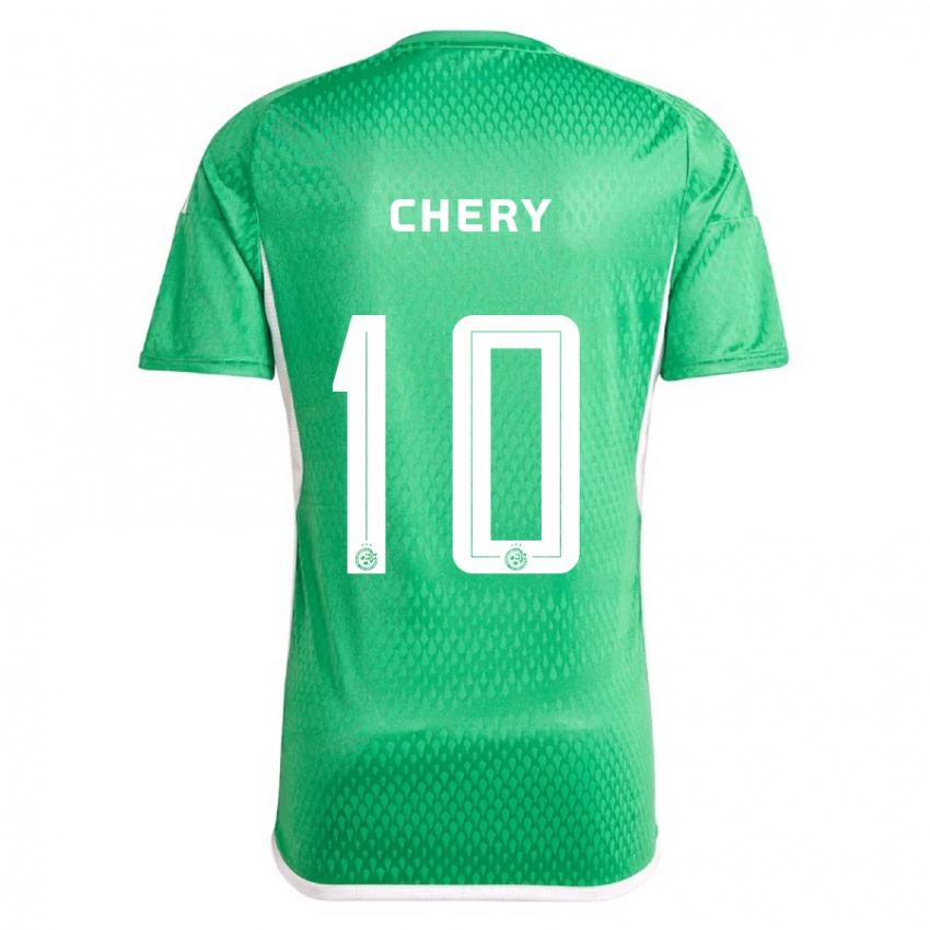 Niño Camiseta Tjaronn Chery #10 Blanco Azul 1ª Equipación 2023/24 La Camisa México