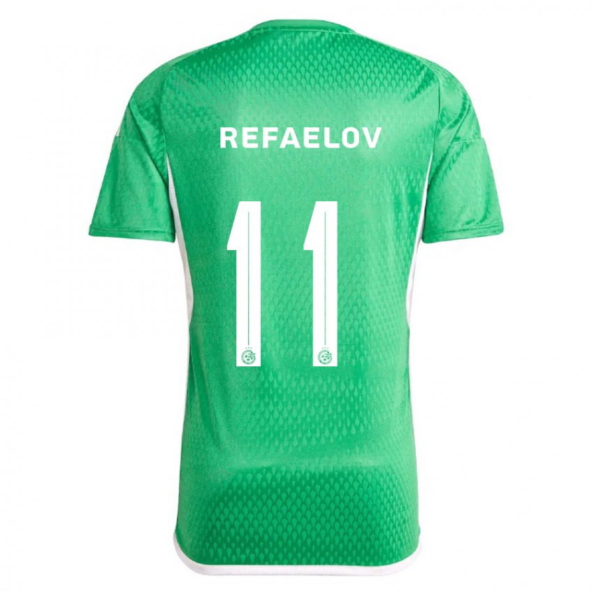 Niño Camiseta Lior Refaelov #11 Blanco Azul 1ª Equipación 2023/24 La Camisa México