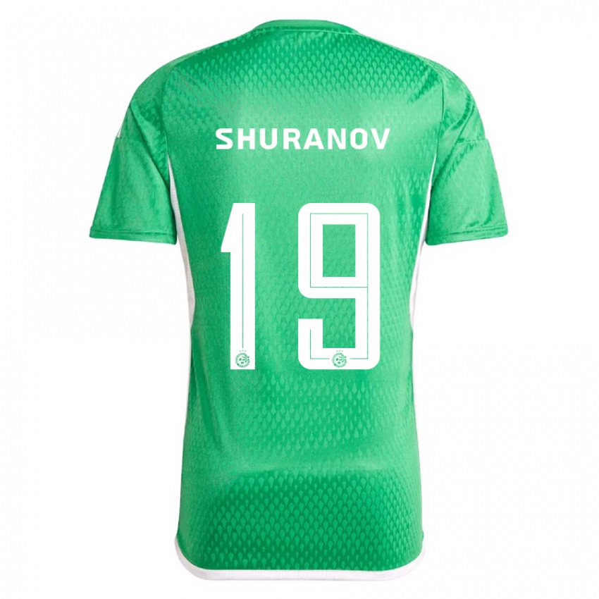 Niño Camiseta Erik Shuranov #19 Blanco Azul 1ª Equipación 2023/24 La Camisa México