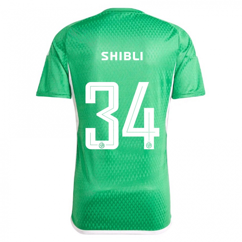 Niño Camiseta Hamza Shibli #34 Blanco Azul 1ª Equipación 2023/24 La Camisa México