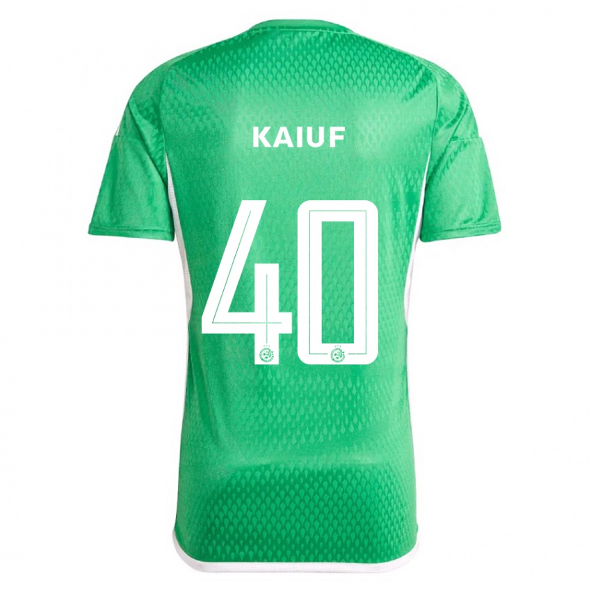 Niño Camiseta Sharif Kaiuf #40 Blanco Azul 1ª Equipación 2023/24 La Camisa México