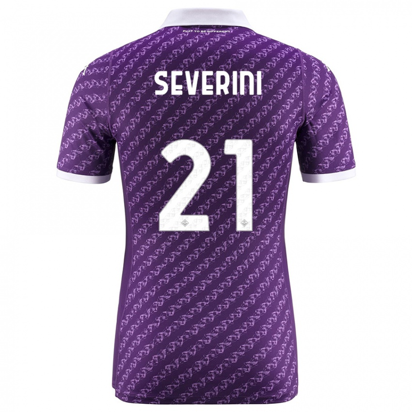 Niño Camiseta Emma Severini #21 Violeta 1ª Equipación 2023/24 La Camisa México