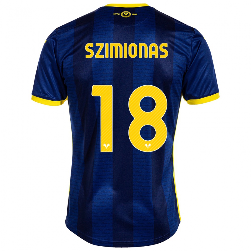 Niño Camiseta Luca Szimionas #18 Armada 1ª Equipación 2023/24 La Camisa México