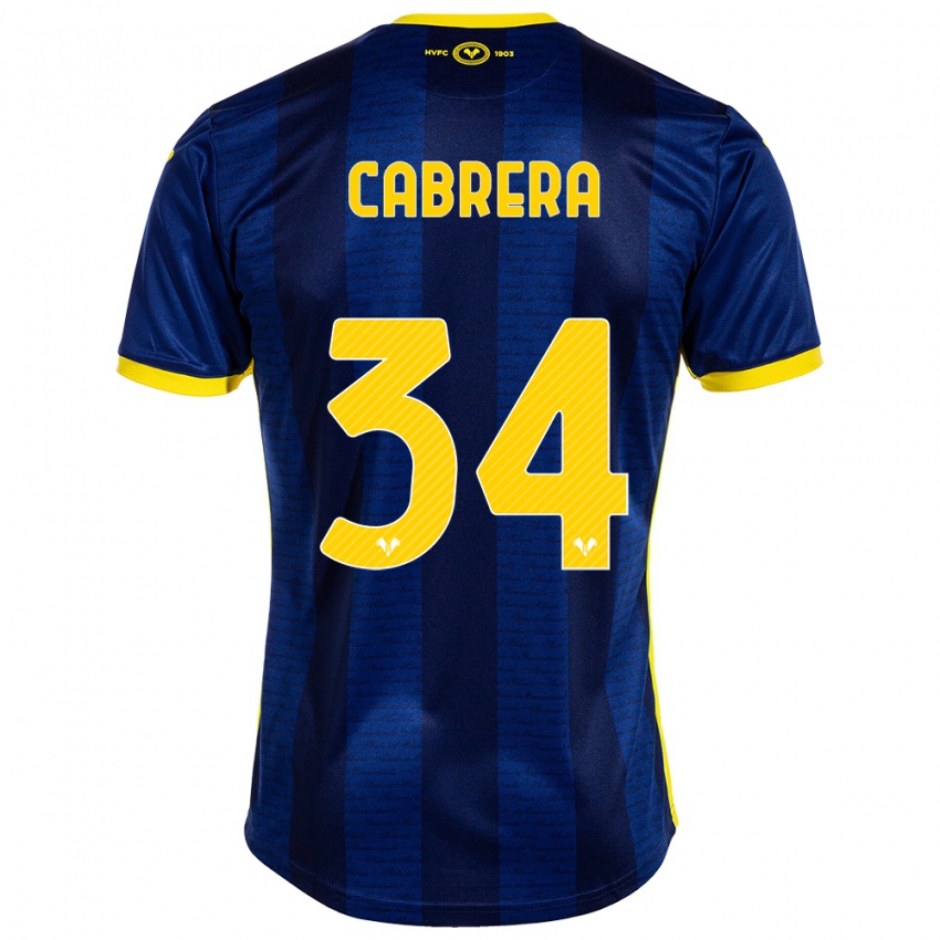 Niño Camiseta Ilena Cabrera #34 Armada 1ª Equipación 2023/24 La Camisa México