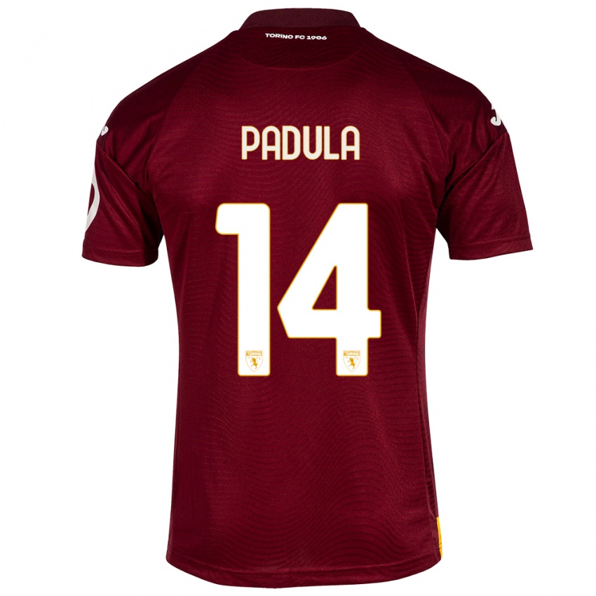 Niño Camiseta Cristian Padula #14 Rojo Oscuro 1ª Equipación 2023/24 La Camisa México