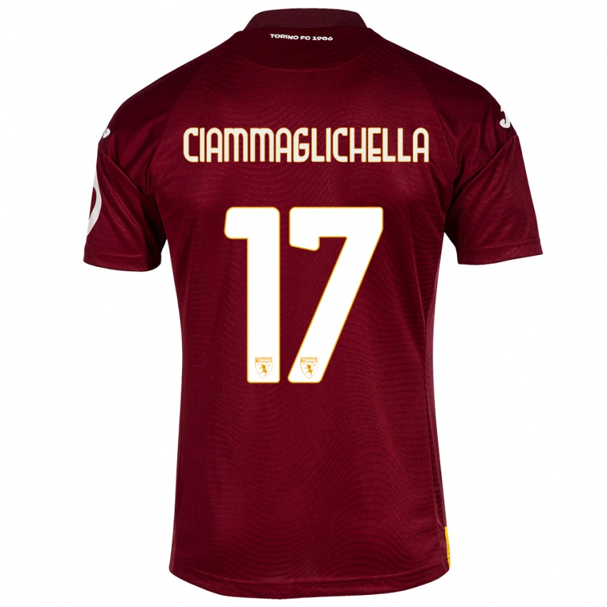 Niño Camiseta Aaron Ciammaglichella #17 Rojo Oscuro 1ª Equipación 2023/24 La Camisa México