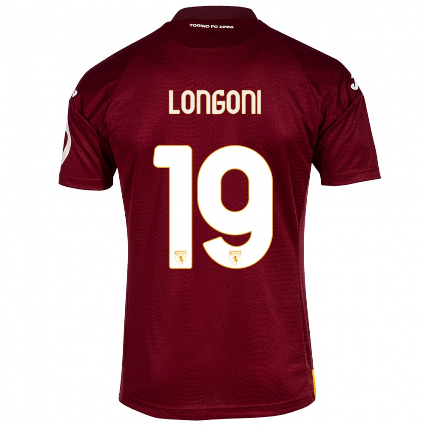 Niño Camiseta Marco Longoni #19 Rojo Oscuro 1ª Equipación 2023/24 La Camisa México