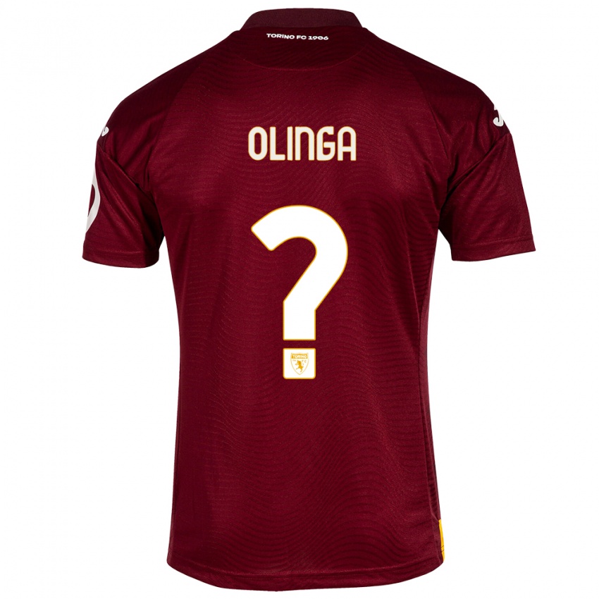 Niño Camiseta Kenny Olinga #0 Rojo Oscuro 1ª Equipación 2023/24 La Camisa México