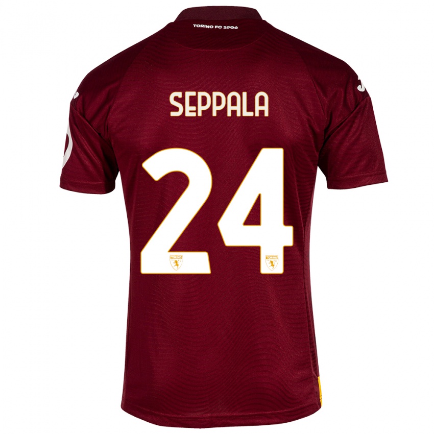 Niño Camiseta Rosa Lappi-Seppälä #24 Rojo Oscuro 1ª Equipación 2023/24 La Camisa México