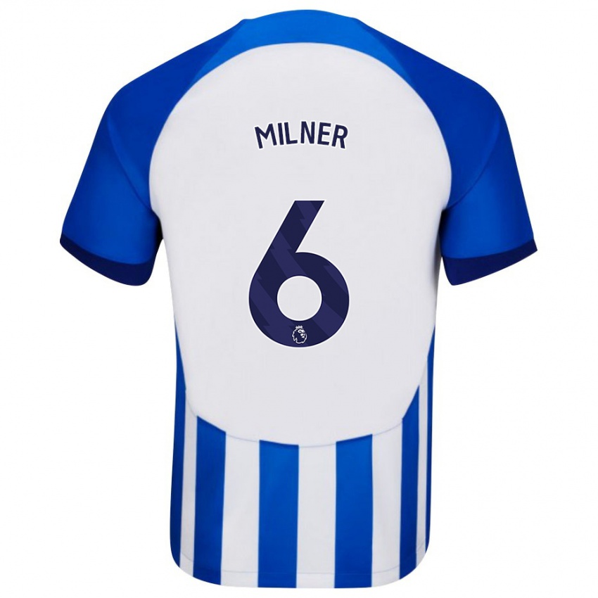 Niño Camiseta James Milner #6 Azul 1ª Equipación 2023/24 La Camisa México