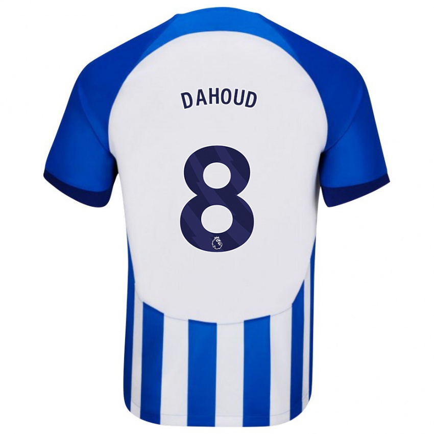 Niño Camiseta Mahmoud Dahoud #8 Azul 1ª Equipación 2023/24 La Camisa México