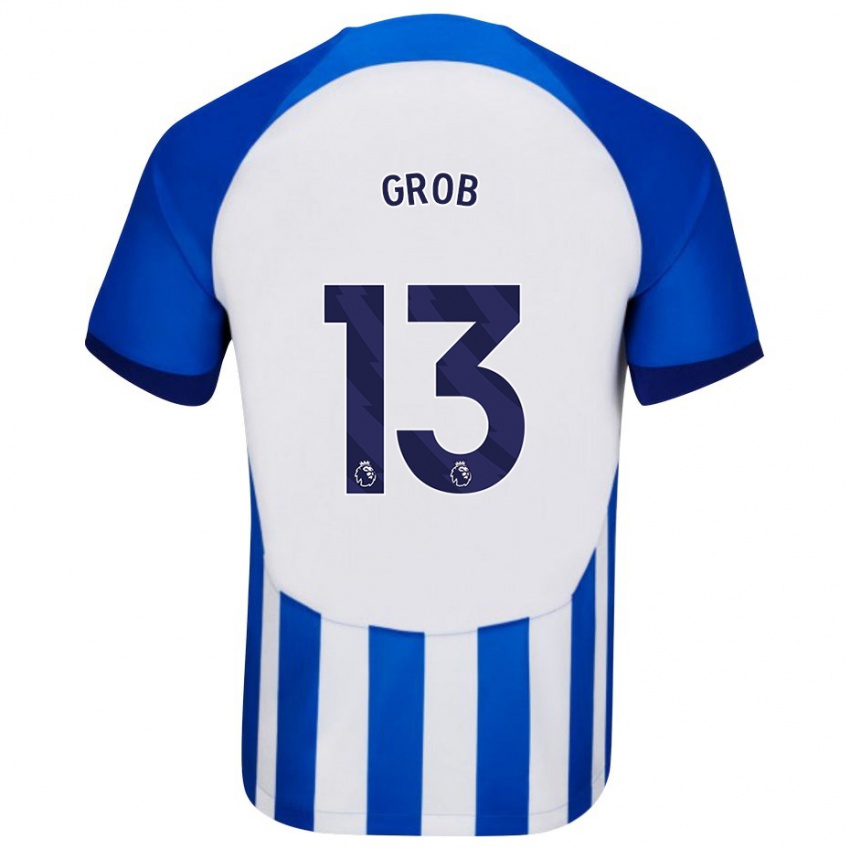 Niño Camiseta Pascal Groß #13 Azul 1ª Equipación 2023/24 La Camisa México