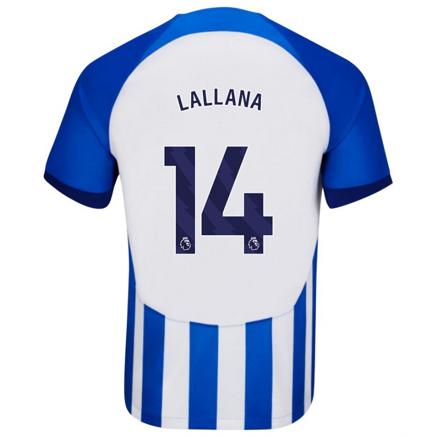 Niño Camiseta Adam Lallana #14 Azul 1ª Equipación 2023/24 La Camisa México