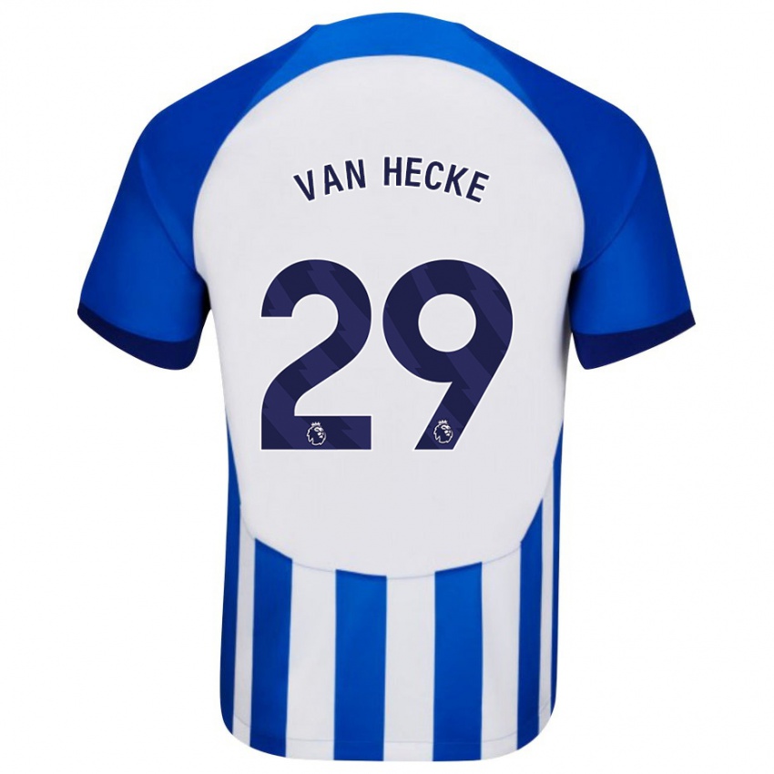 Niño Camiseta Jan Paul Van Hecke #29 Azul 1ª Equipación 2023/24 La Camisa México