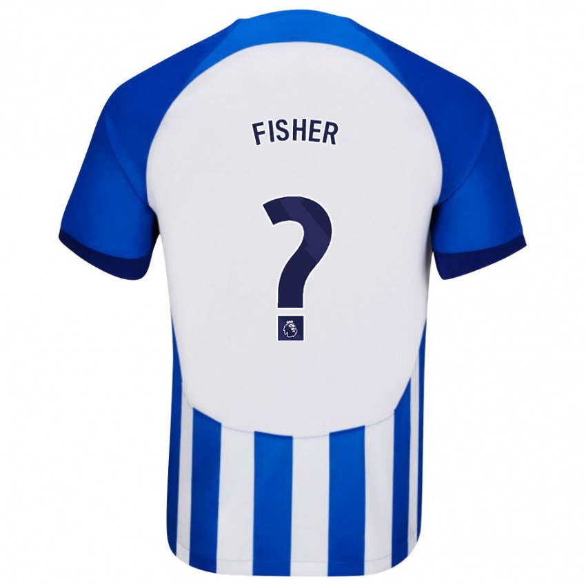 Niño Camiseta Hugo Fisher #0 Azul 1ª Equipación 2023/24 La Camisa México