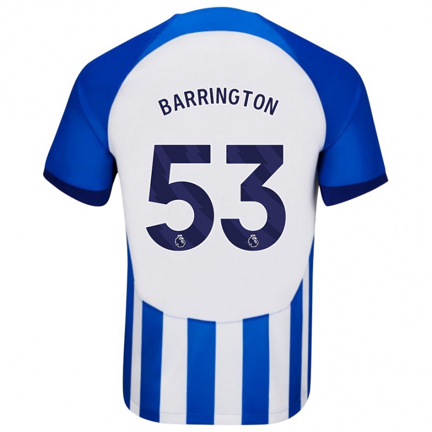 Niño Camiseta Luca Barrington #53 Azul 1ª Equipación 2023/24 La Camisa México