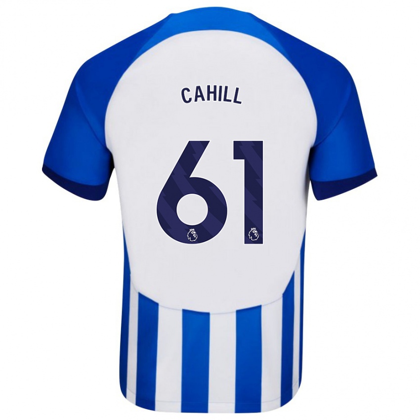 Niño Camiseta Killian Cahill #61 Azul 1ª Equipación 2023/24 La Camisa México