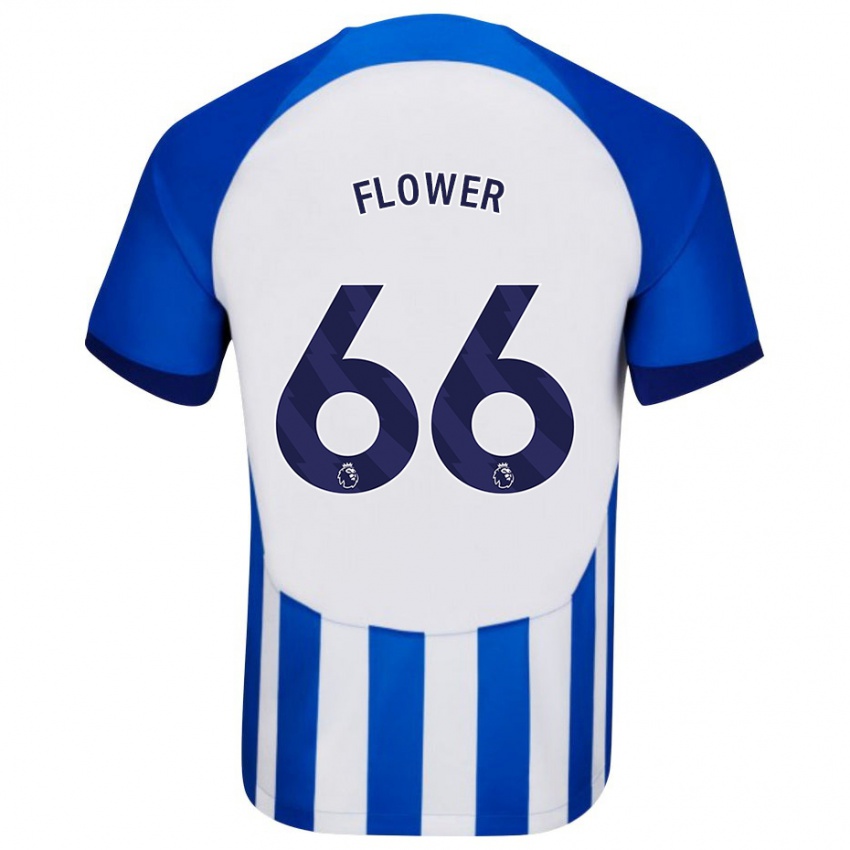 Niño Camiseta Louis Flower #66 Azul 1ª Equipación 2023/24 La Camisa México