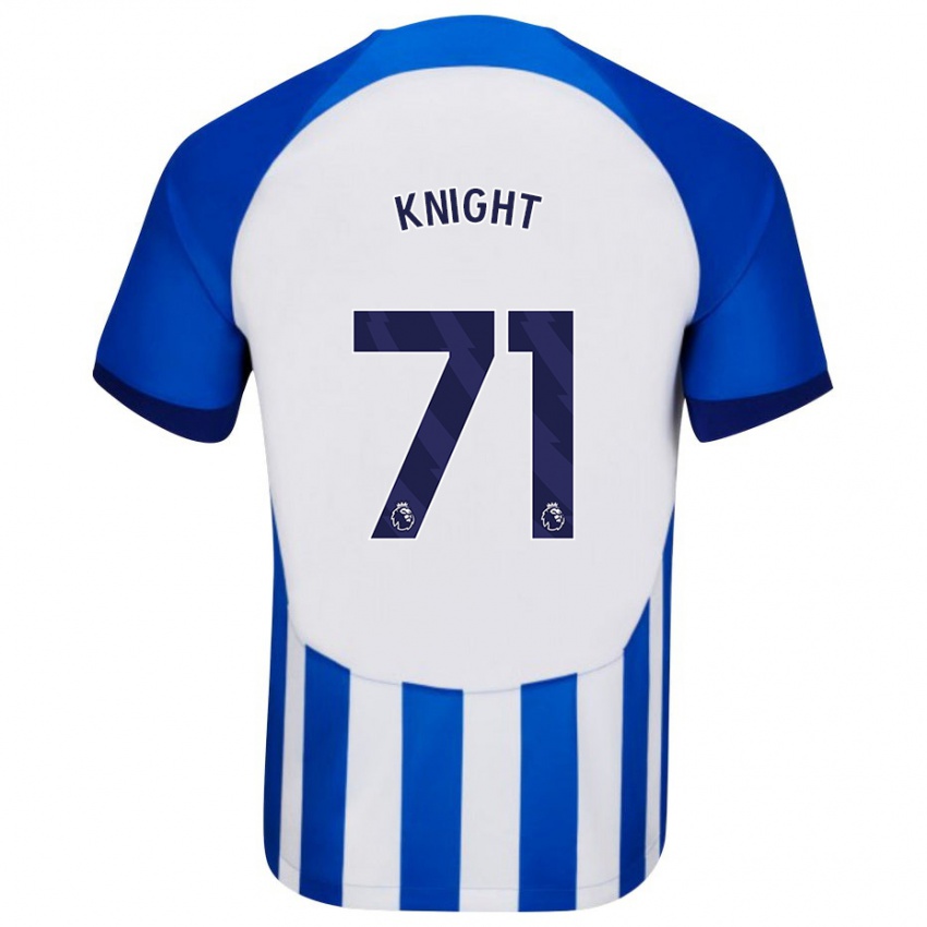 Niño Camiseta Joe Knight #71 Azul 1ª Equipación 2023/24 La Camisa México