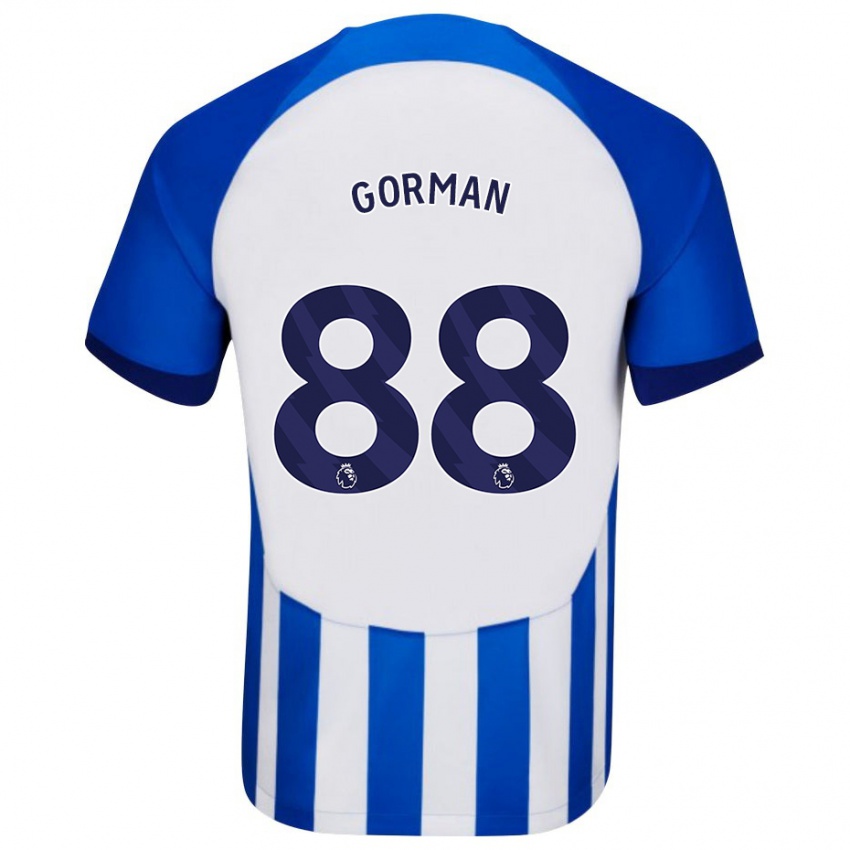 Niño Camiseta Ronnie Gorman #88 Azul 1ª Equipación 2023/24 La Camisa México