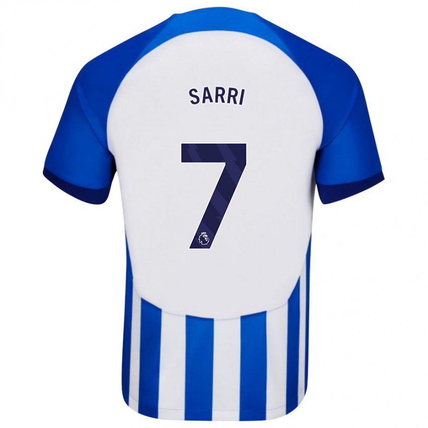 Niño Camiseta Veatriki Sarri #7 Azul 1ª Equipación 2023/24 La Camisa México