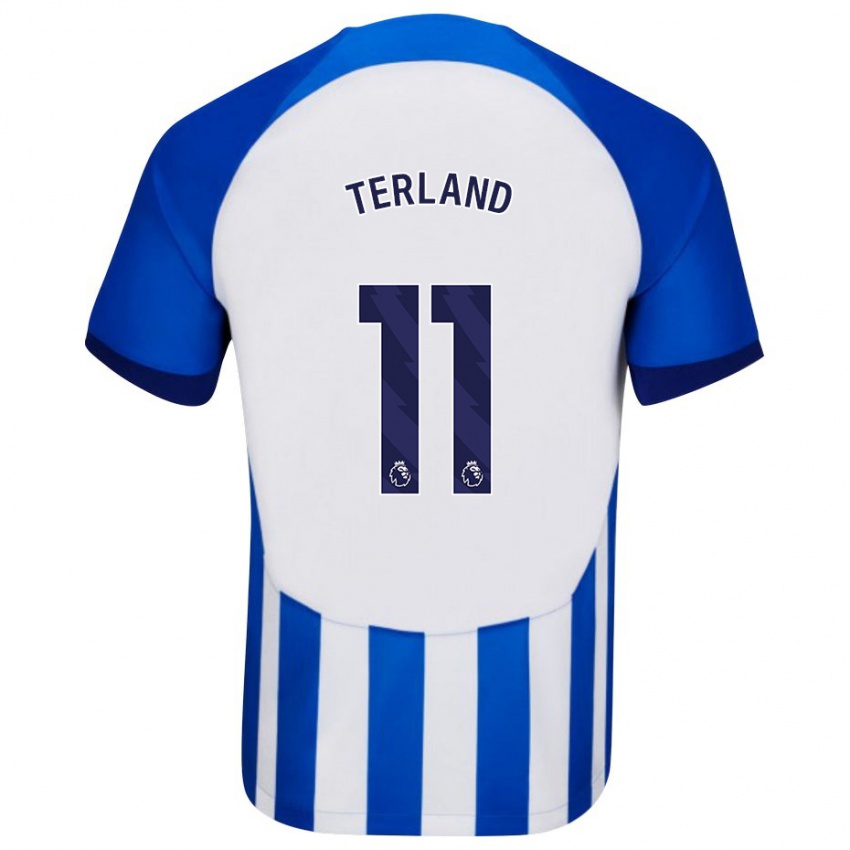 Niño Camiseta Elisabeth Terland #11 Azul 1ª Equipación 2023/24 La Camisa México