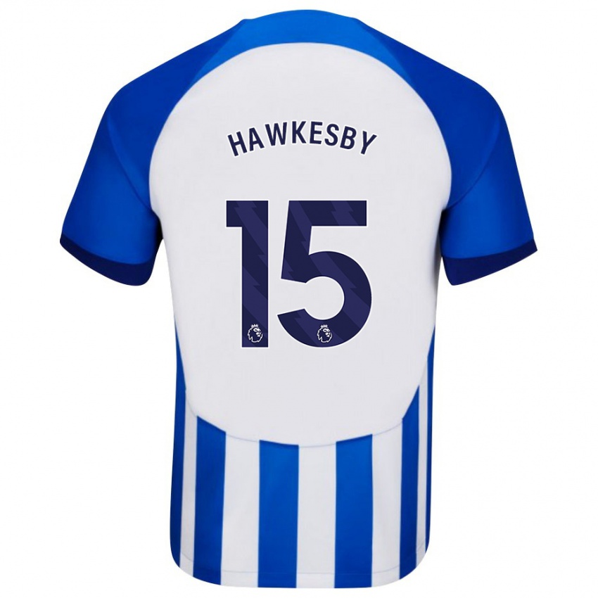 Niño Camiseta Mackenzie Hawkesby #15 Azul 1ª Equipación 2023/24 La Camisa México