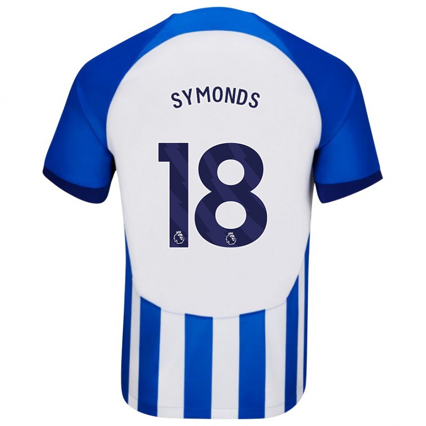 Niño Camiseta Maisie Symonds #18 Azul 1ª Equipación 2023/24 La Camisa México
