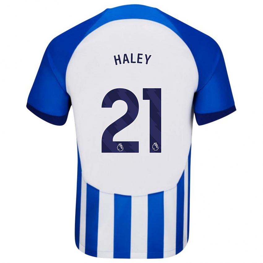 Niño Camiseta Madison Haley #21 Azul 1ª Equipación 2023/24 La Camisa México