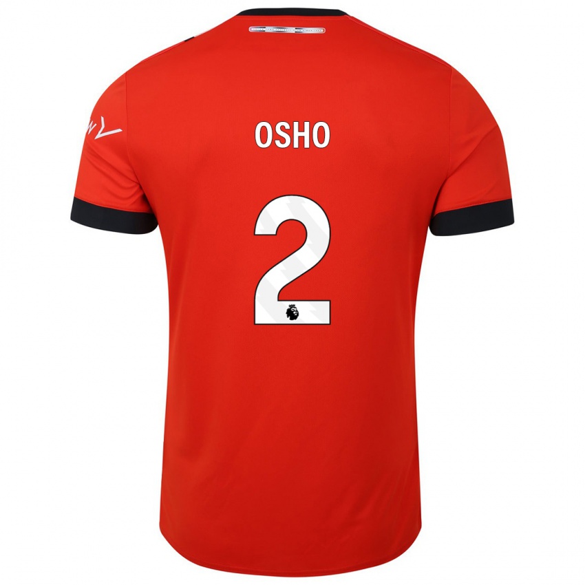 Niño Camiseta Gabriel Osho #2 Rojo 1ª Equipación 2023/24 La Camisa México