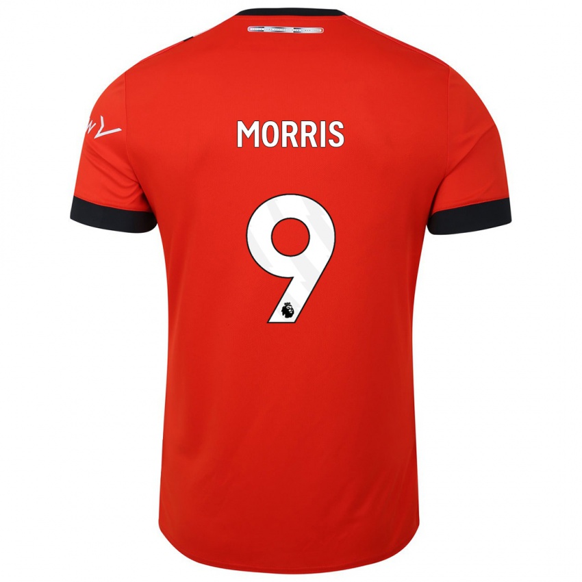 Niño Camiseta Carlton Morris #9 Rojo 1ª Equipación 2023/24 La Camisa México