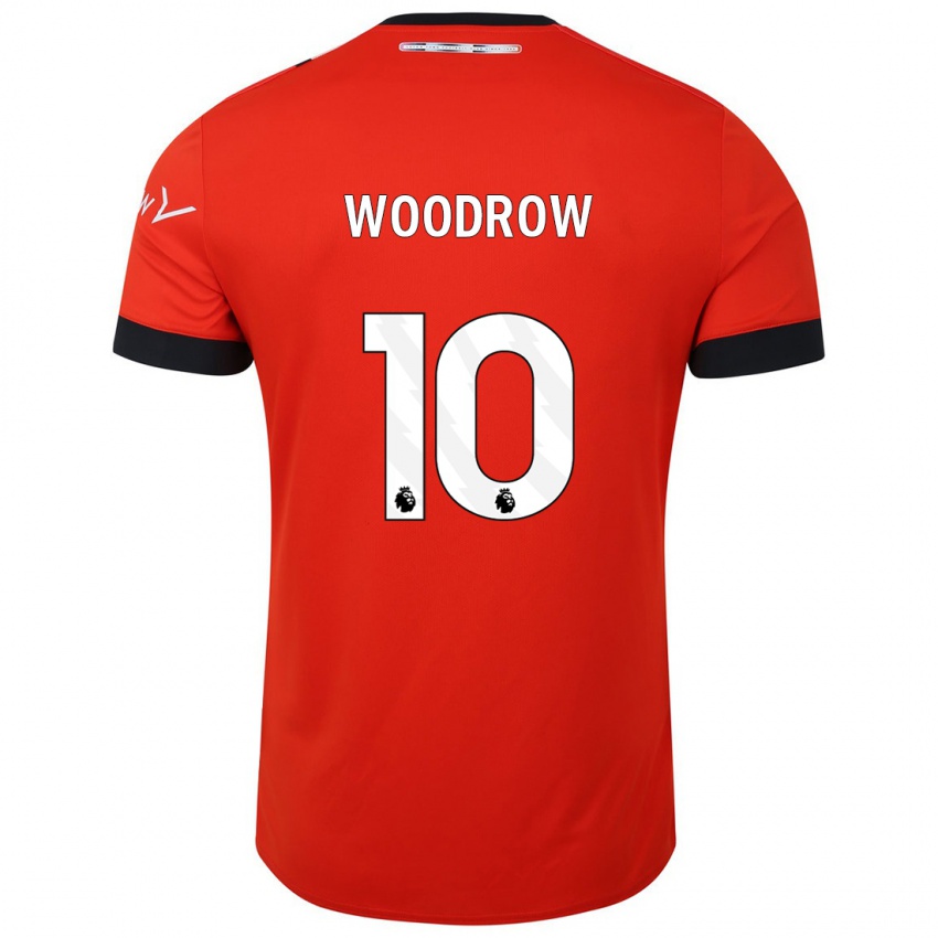 Niño Camiseta Cauley Woodrow #10 Rojo 1ª Equipación 2023/24 La Camisa México