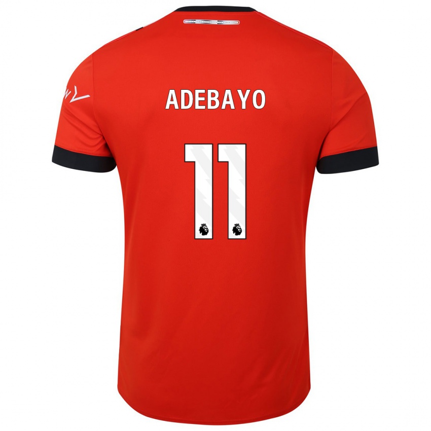 Niño Camiseta Elijah Adebayo #11 Rojo 1ª Equipación 2023/24 La Camisa México