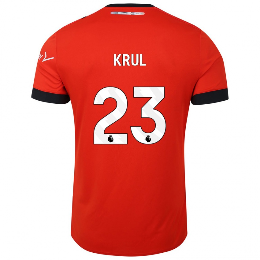 Niño Camiseta Tim Krul #23 Rojo 1ª Equipación 2023/24 La Camisa México