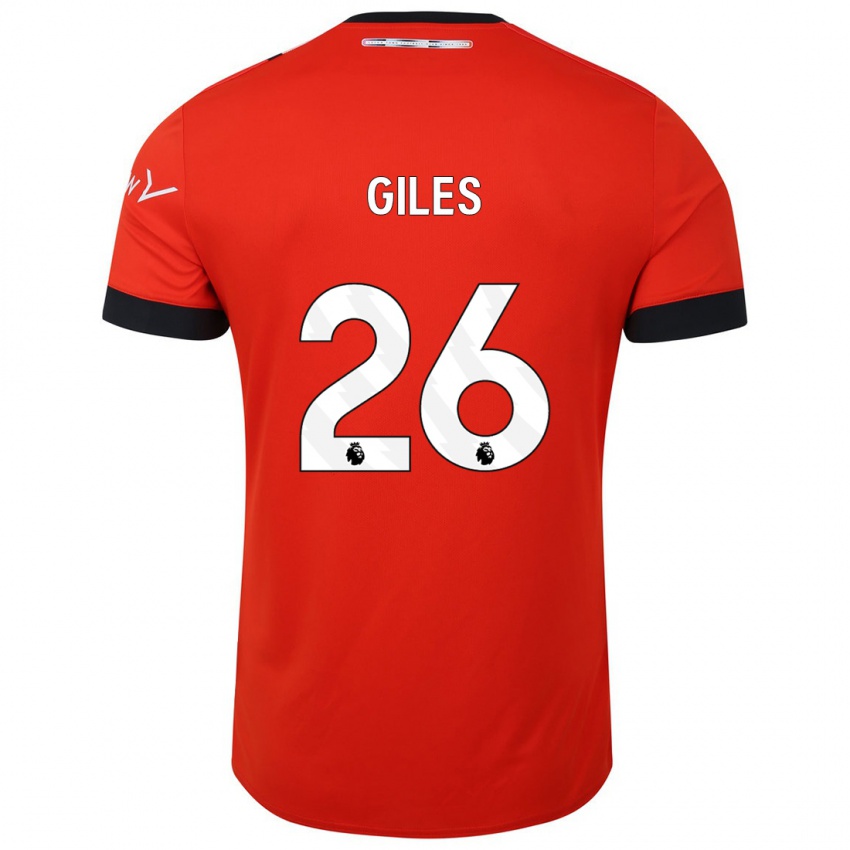 Niño Camiseta Ryan Giles #26 Rojo 1ª Equipación 2023/24 La Camisa México