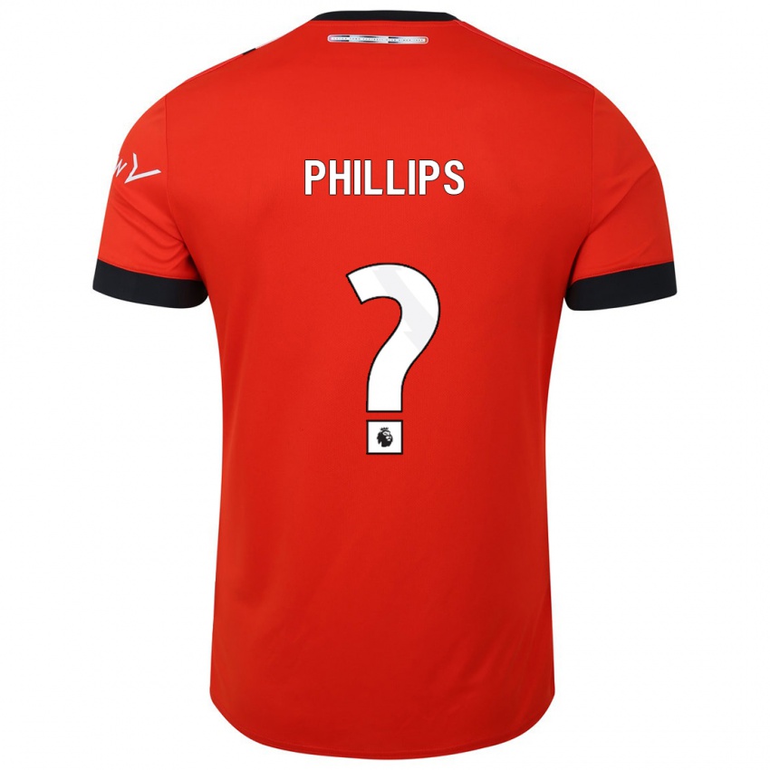 Niño Camiseta Josh Phillips #0 Rojo 1ª Equipación 2023/24 La Camisa México