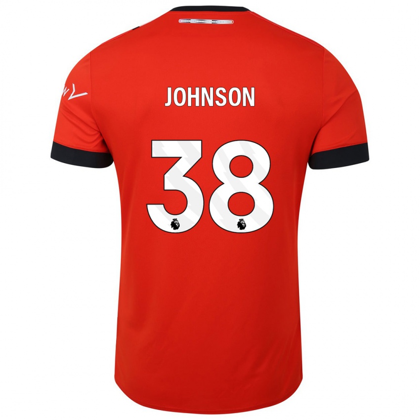 Niño Camiseta Joe Johnson #38 Rojo 1ª Equipación 2023/24 La Camisa México