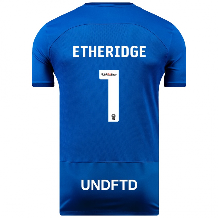 Niño Camiseta Neil Etheridge #1 Azul 1ª Equipación 2023/24 La Camisa México