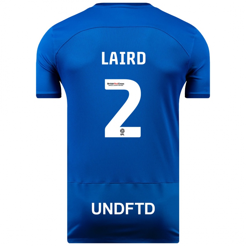 Niño Camiseta Ethan Laird #2 Azul 1ª Equipación 2023/24 La Camisa México