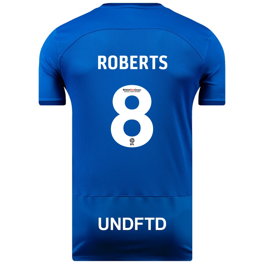 Niño Camiseta Tyler Roberts #8 Azul 1ª Equipación 2023/24 La Camisa México