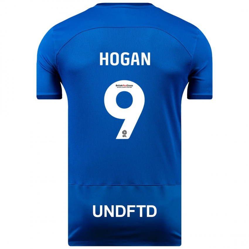 Niño Camiseta Scott Hogan #9 Azul 1ª Equipación 2023/24 La Camisa México