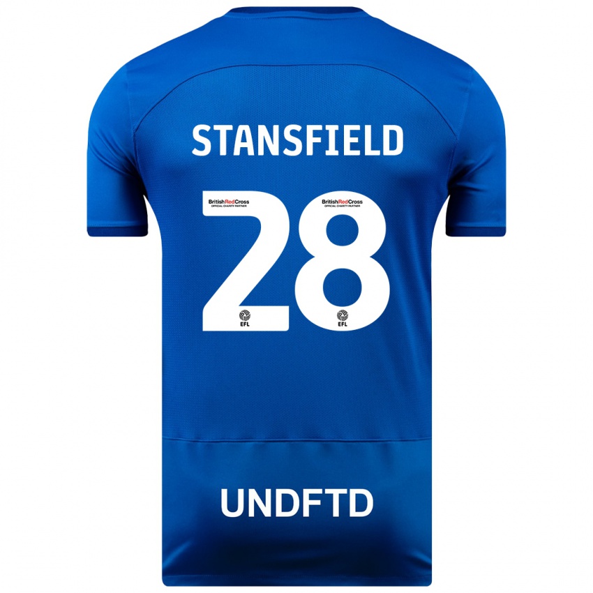 Niño Camiseta Jay Stansfield #28 Azul 1ª Equipación 2023/24 La Camisa México