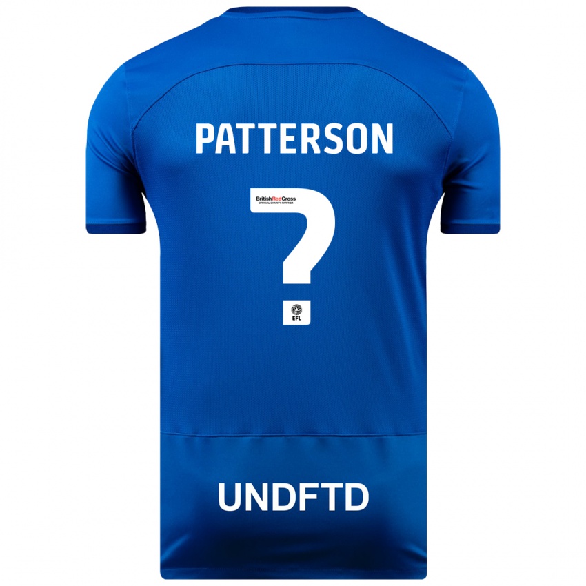 Niño Camiseta Rico Patterson #0 Azul 1ª Equipación 2023/24 La Camisa México
