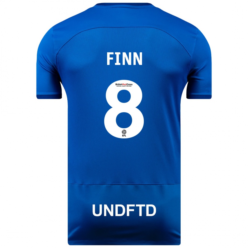 Niño Camiseta Jamie Finn #8 Azul 1ª Equipación 2023/24 La Camisa México