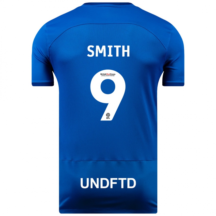 Niño Camiseta Libby Smith #9 Azul 1ª Equipación 2023/24 La Camisa México