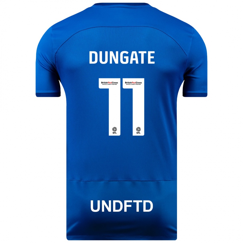 Niño Camiseta Katie Dungate #11 Azul 1ª Equipación 2023/24 La Camisa México