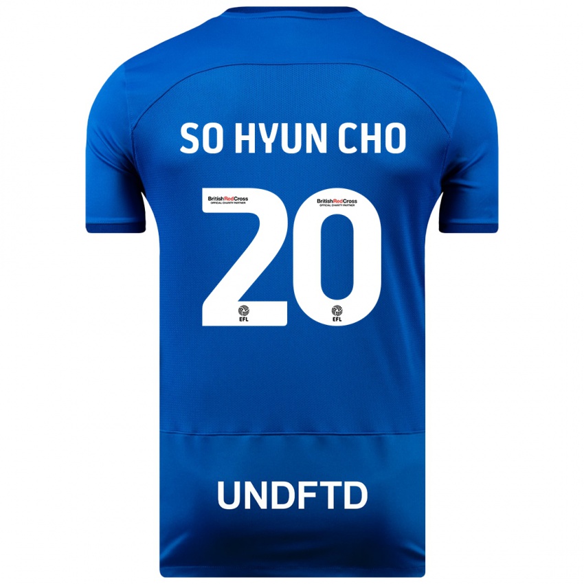 Niño Camiseta Cho So-Hyun #20 Azul 1ª Equipación 2023/24 La Camisa México