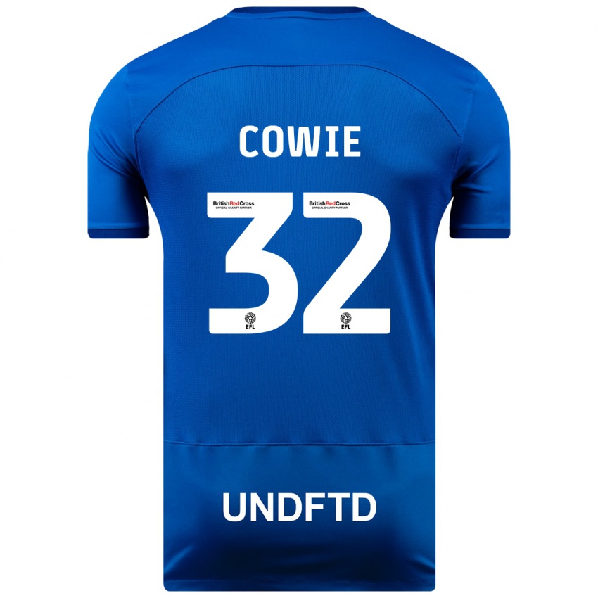 Niño Camiseta Abbie Cowie #32 Azul 1ª Equipación 2023/24 La Camisa México